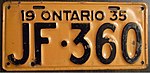 ONTARIO 1935 license plate (2289507567).jpg