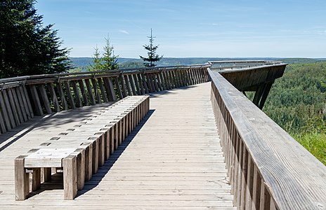 Observation platform Ellbachseeblick Kniebis Germany