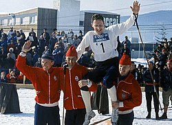 Ole Ellefsæter, Odd Martinsen, Harald Grønningen, Pål Tyldum 1968.jpg