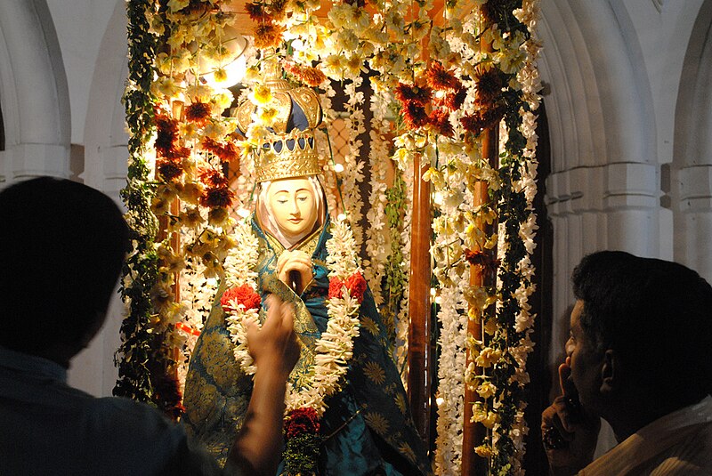 File:Our Lady of Mylapore, Mylai Matha in a chariot.jpg