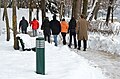 English: Nordic walking Viva hotel guests on the Peninsula Promenade Deutsch: Viva-Hotelgäste beim Nordic Walking auf der Halbinselpromenade