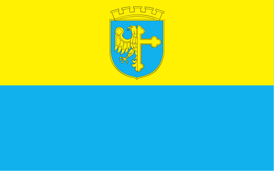 File:POL Opole flag with COA.svg