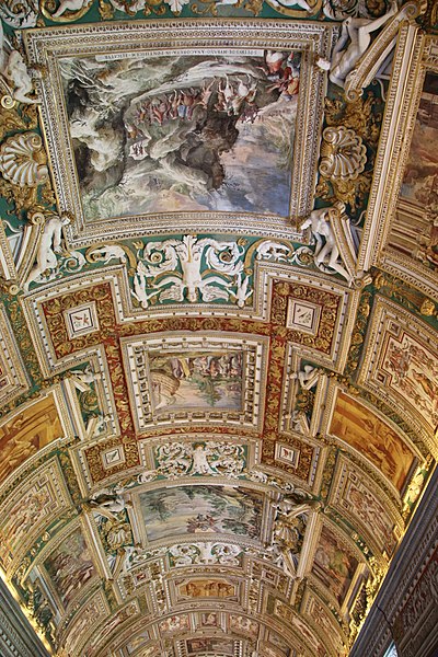 File:Painted Ceiling in the Vatican Museum (48466259726).jpg