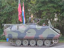 A Dutch YPR-765 of the type used at Srebrenica Pantserrupsvoertuig YPR-765.jpg