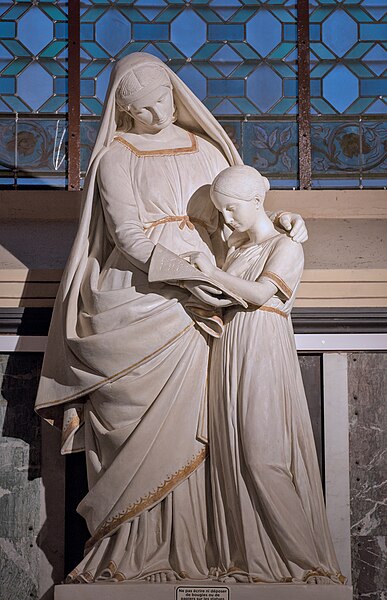 File:Paris 6e - Église Saint-Sulpice - Chapelle Sainte-Anne - Statue de sainte Anne.jpg