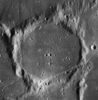 <span class="mw-page-title-main">Parry (crater)</span> Lunar impact crater