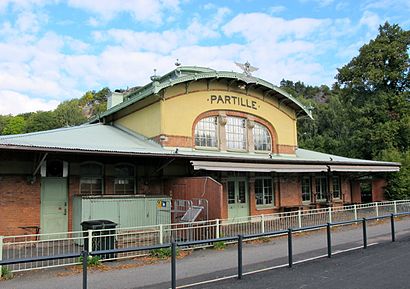 Vägbeskrivningar till Partille Station med kollektivtrafik