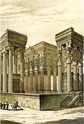 Reconstruction de l'Apadana.