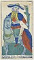 Piedmontese tarot deck - Solesio - 1865 - Knight of Batons.jpg