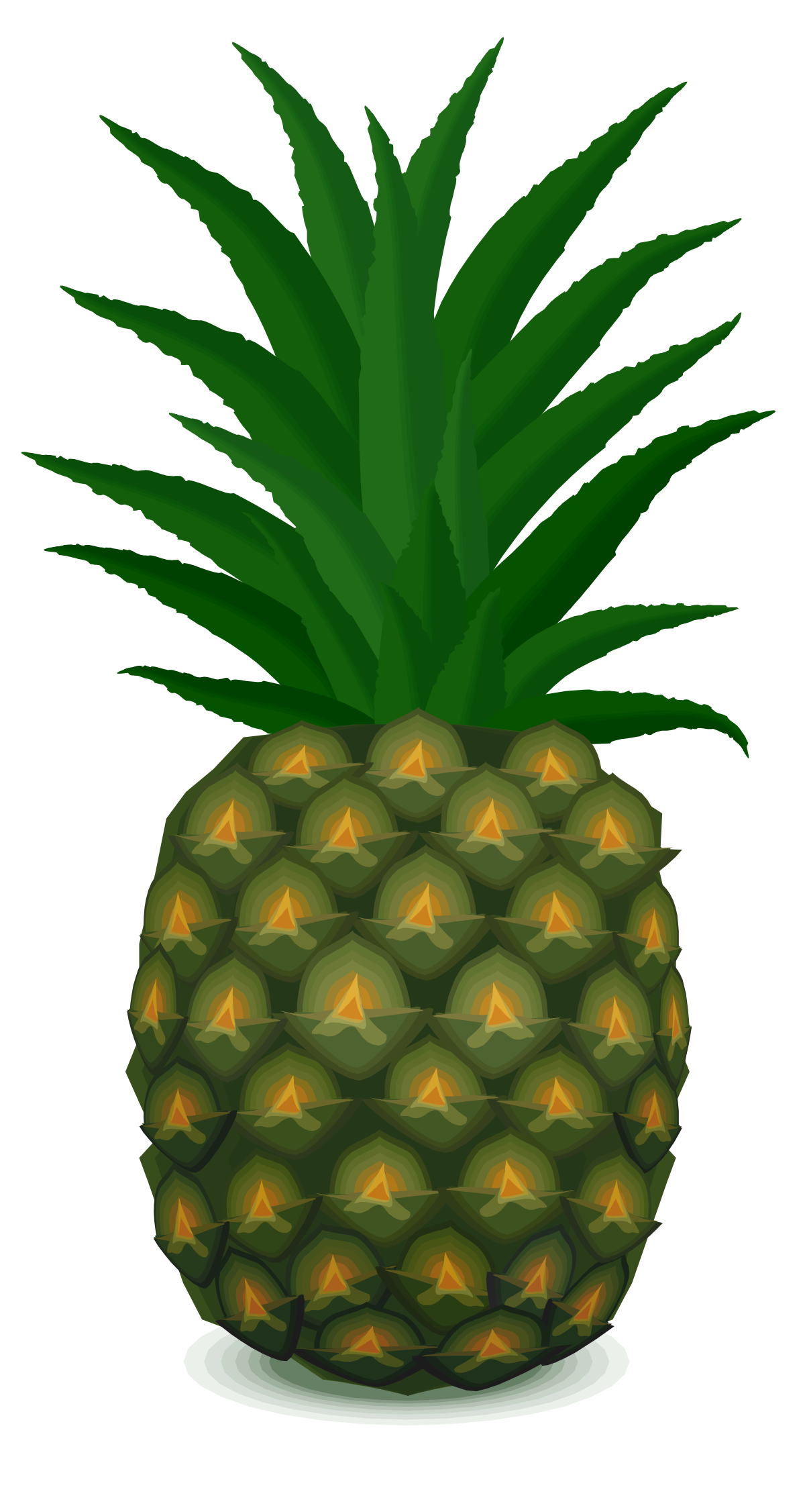File Pineapple Svg Wikimedia Commons