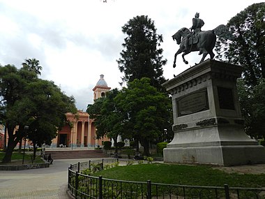 Place principale de San Fernando del Valle de Catamarca.