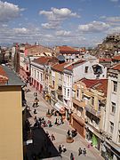 Plovdiv main street from above.jpg