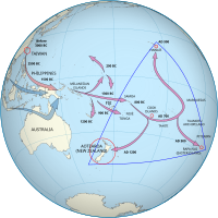 Polynesische Kolonisierung Ostpolynesiens und Verbreitung auf abgelegenere Inseln (einschließlich Hawaii, Osterinsel und Neuseeland)