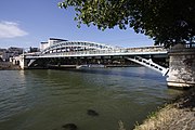 Een deel van de brug tussen het île aux Cygnes en het 16e arrondissement.