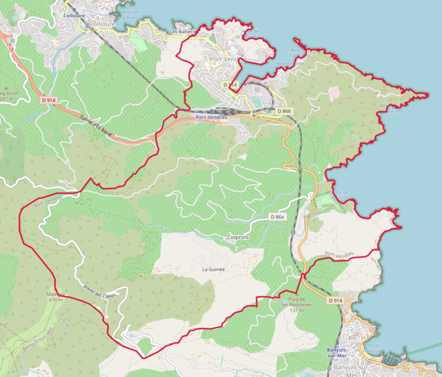 Port-Vendres - Localizazion