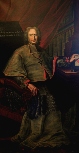 File:Portrait of bishop of Andrzej Chryzostom Załuski, circa 1699.png