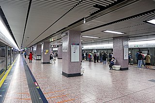 Prince Edward station MTR interchange station in Kowloon, Hong Kong