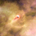 Proplyd 205-421 in the Orion Nebula (captured by the Hubble Space Telescope).jpg