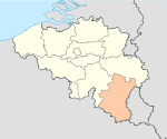 Province of Luxembourg (Belgium) location.svg