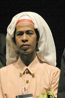 In Bugis society, androgynous bissu
are priests, shamans, sorcerers, or mediums. Puang Matoa 2004.JPG