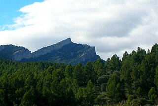 Serra de Paüls mountain in Spain