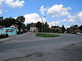 English: Purda - crossroad Polski: Purda - skrzyżowanie dróg
