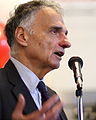 Independent presidential candidate Ralph Nader speaking at a campaign event in Waterbury, CT at 195 Grand St. Camera location 41° 33′ 12.96″ N, 73° 02′ 34.44″ W  View all coordinates using: OpenStreetMap