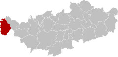 Rebecq Brabant-Wallon Belgium Map.svg