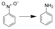 Bir nitroarenin aniline indirgenmesinin genelleştirilmesi