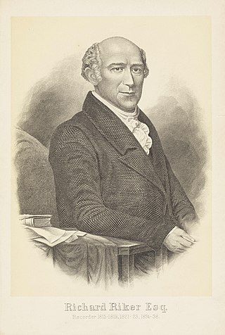 <span class="mw-page-title-main">Richard Riker</span> American lawyer and politician