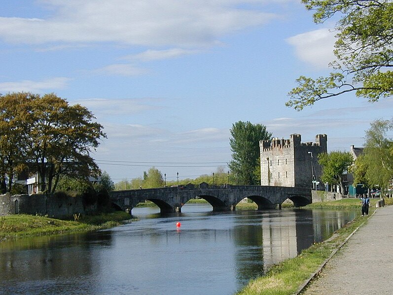 File:River Barrow and WhitesCastle Athy.JPG