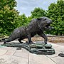 Thumbnail for File:Rochester Institute of Technology Bengal Tiger statue.jpg