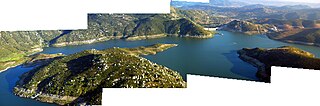 <span class="mw-page-title-main">San Vicente Reservoir</span> Reservoir in San Diego County, California