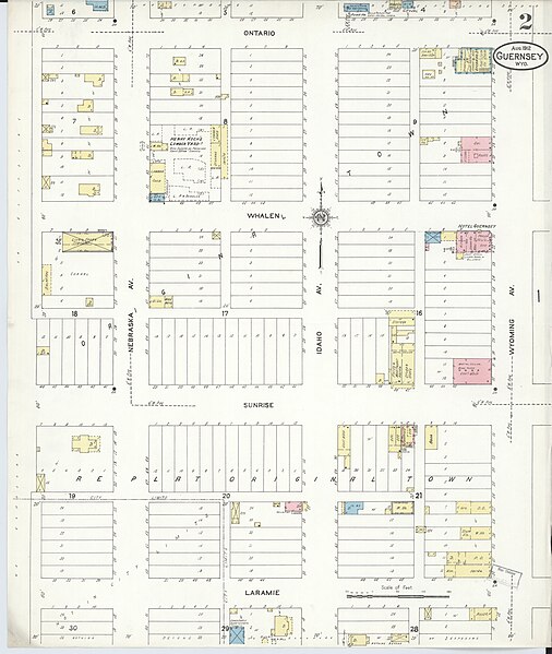 File:Sanborn Fire Insurance Map from Guernsey, Platte County, Wyoming, 1912, Plate 0002.jpg