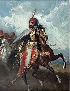 Retrato ecuestre del sultán Mahmud II (1837)