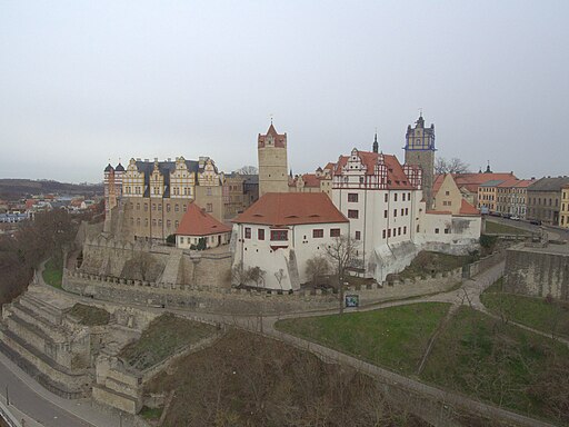 Schloss Bernburg Luftbild