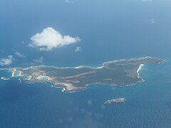 Острів Скраб з повітря