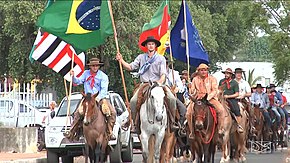 The art of the lasso - The Gaucho parade