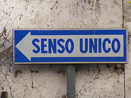 Senso unico - Wikipedia