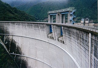 Shintoyone Dam arch dam