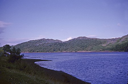 Shoreline, Kames Bay, Loch Melfort, Argyll & Bute Looking across the Loch towards An Coire and Dun Crutagain Shoreline, Kames Bay, Loch Melfort, Argyll and Bute - geograph.org.uk - 749396.jpg
