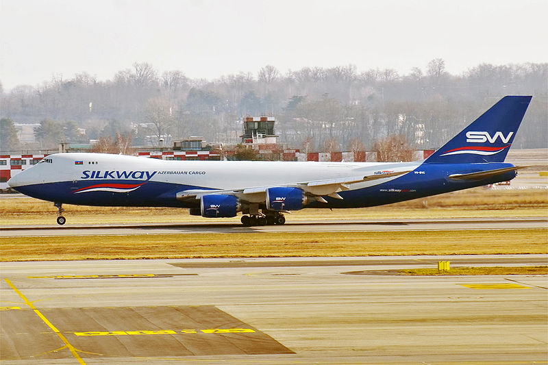 File:Silk Way West Airlines, VQ-BVC, Boeing 747-83QF (24779574955).jpg