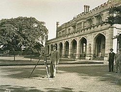 Governor Sir Dudley de Chair (1924-1930) outside Government House, 17 March 1925. Sir Dudley de Chair, 1864 - 1958 (2733891381).jpg