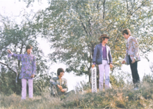 Small Faces in 1967. This photo was later used as the album cover for their US-only album There Are But Four Small Faces