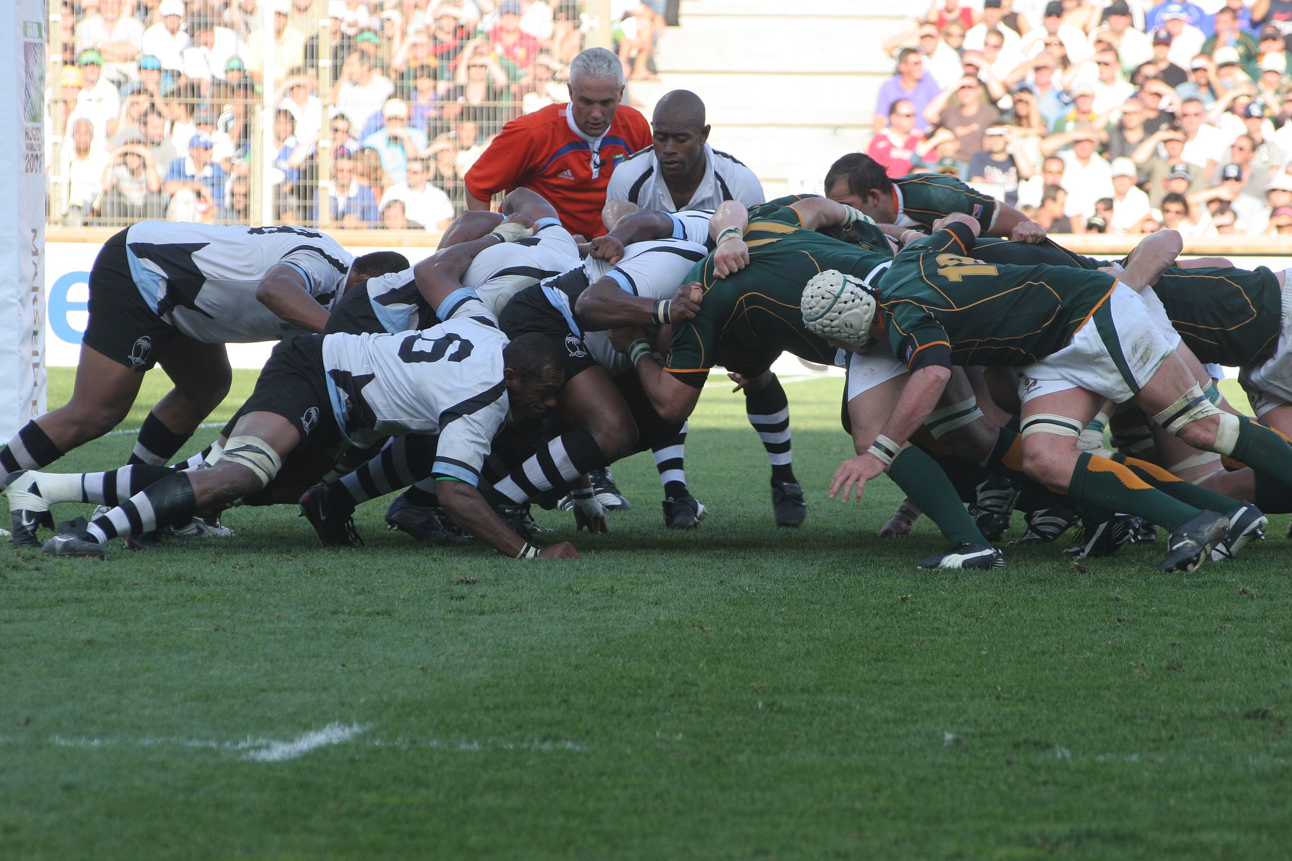 Mozambique Rugby World Cup 2007 NEW ZEALAND Team s/s Perforated