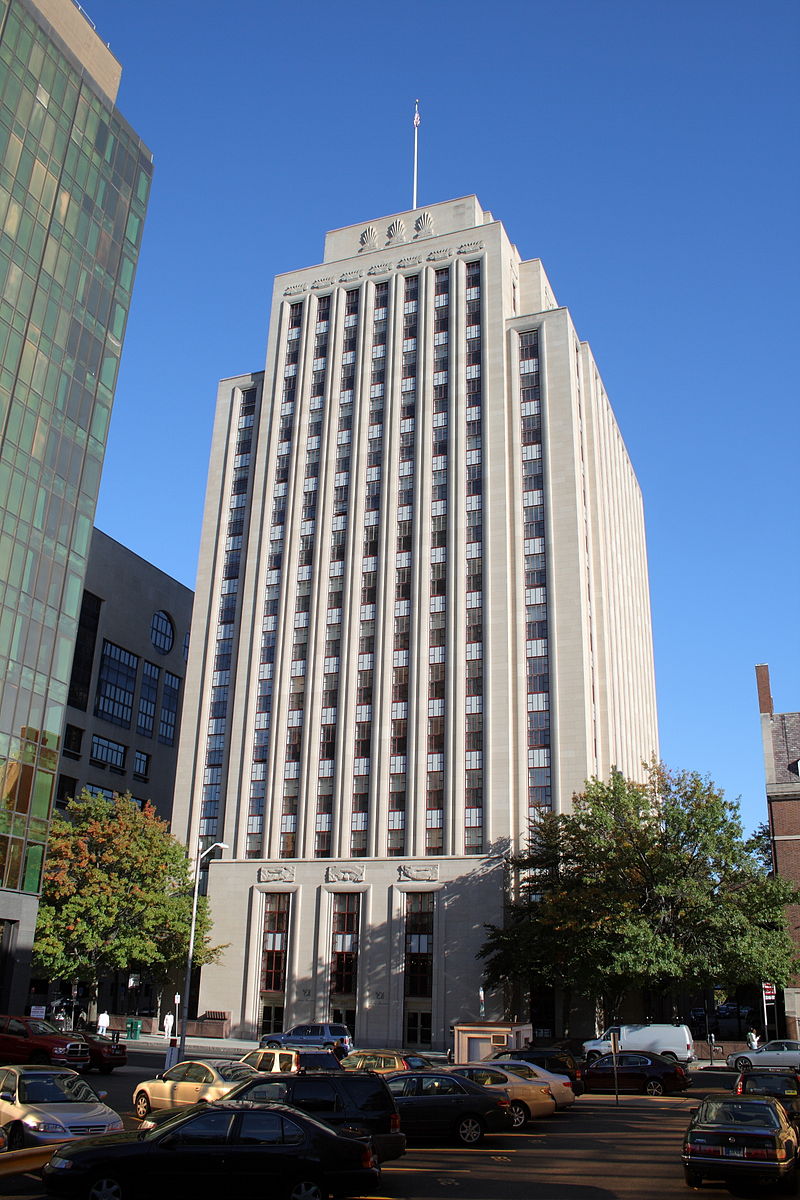 Edificio administrativo de Southern New England Telephone Company en New Haven, 17 de octubre de 2008.jpg