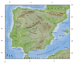 Confine tra il Portogallo e la Spagna