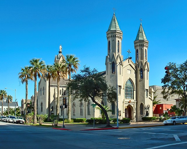 Saint Mary Cathedral Basilica, seat of the Roman Catholic Archdiocese of Galveston–Houston