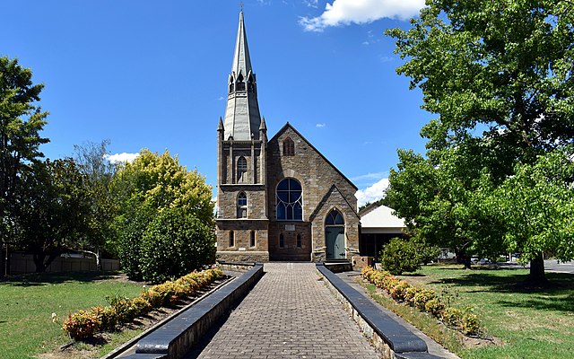 Image: St Paul's Lutheran Church, Hahndorf (retouched) (cropped)