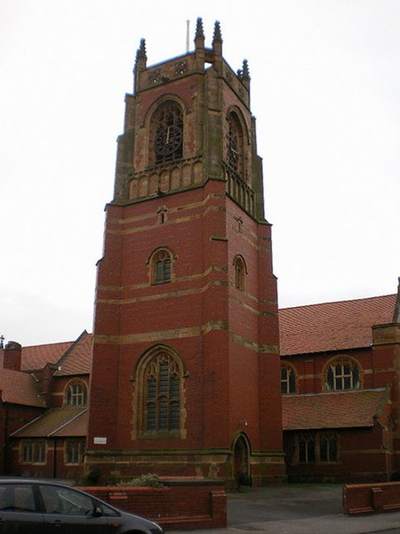 File:St Thomas' Parish Church, St Annes on the Sea, Tower - geograph.org.uk - 1199412.jpg